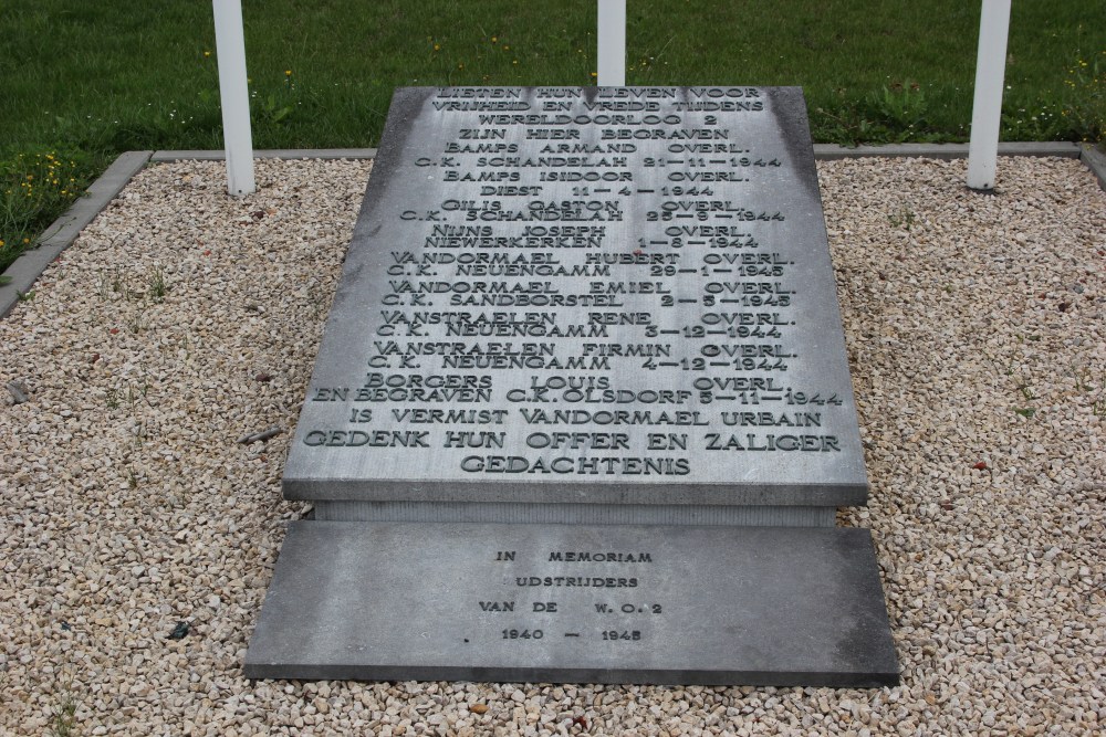 Memorial Stone Second World War Nieuwerkerken #2