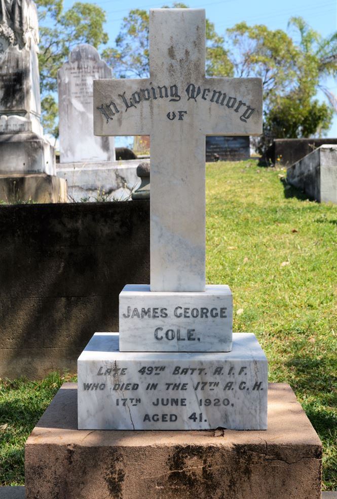 Commonwealth War Grave Grovely Anglican Cemetery