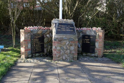 Oorlogsmonument Easington #1