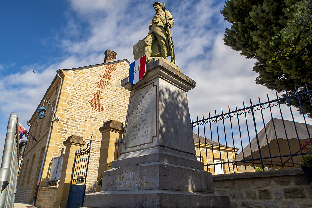 Oorlogsmonument Ville-sur-Lumes #2