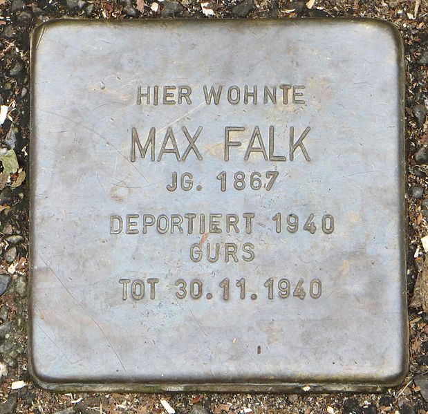 Stolperstein Asamweg 3