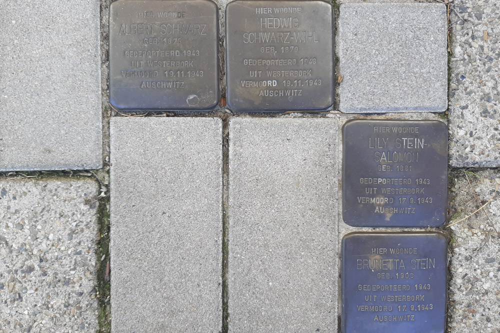 Stolpersteine Landweringstraat 4 (nu Landweringstr. 15) #3