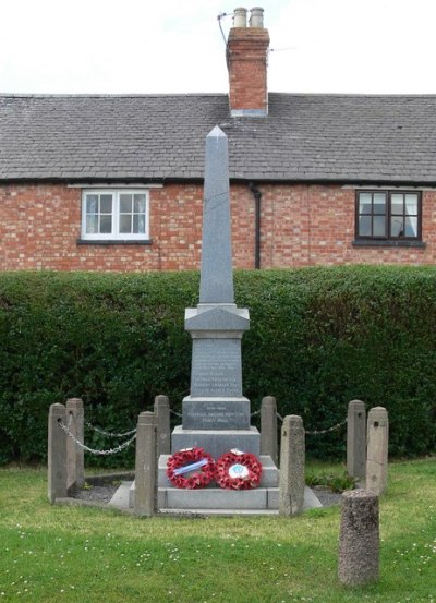 Oorlogsmonument Thrussington #1