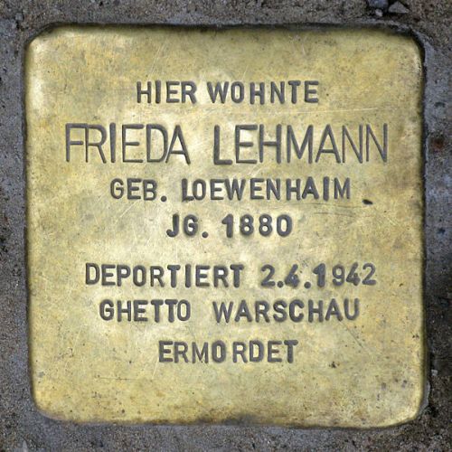 Stolpersteine Tucholskystrae 41 #5