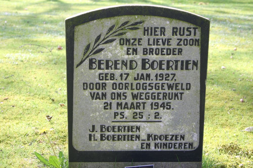 Nederlands Oorlogsgraf Elim #1