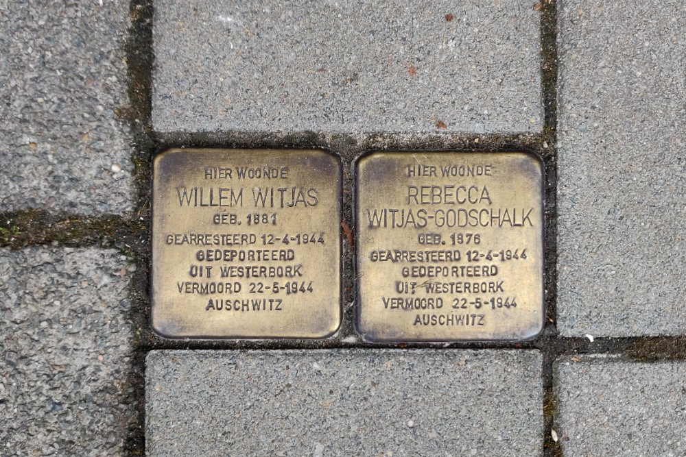 Stolpersteine Saffierstraat 45/ll