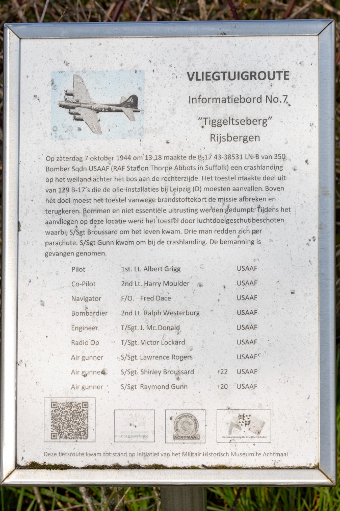 Crash Site B-17 43-38531 LN-B  Rijsbergen #2