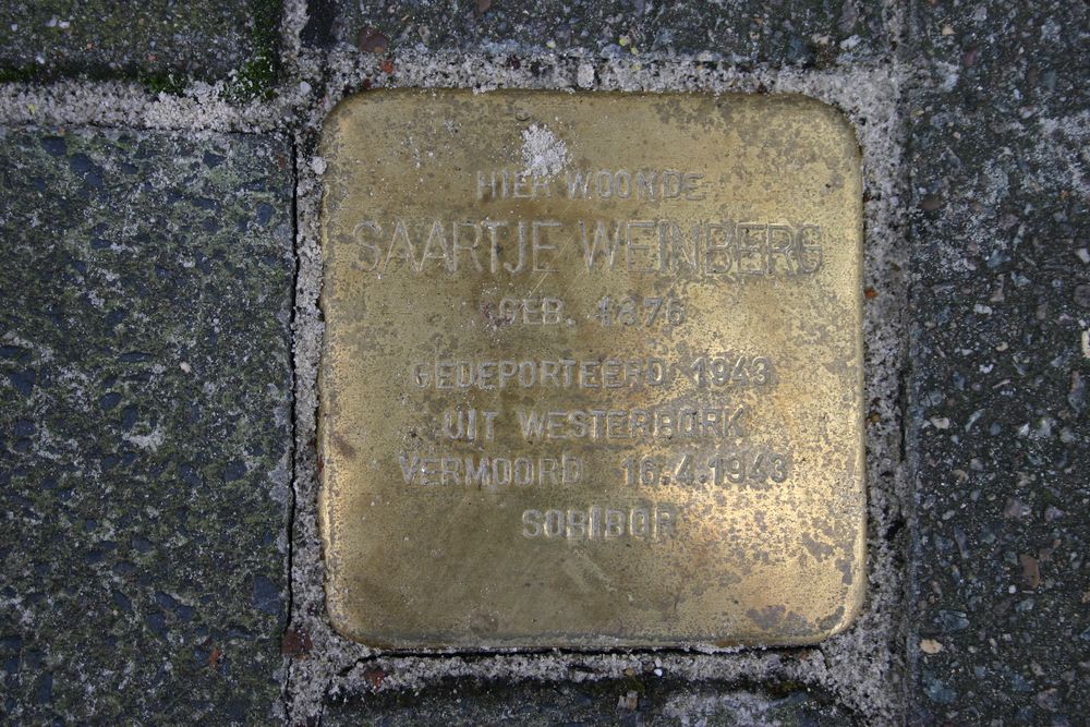 Stolpersteine H.W. Mesdagstraat  16 #4