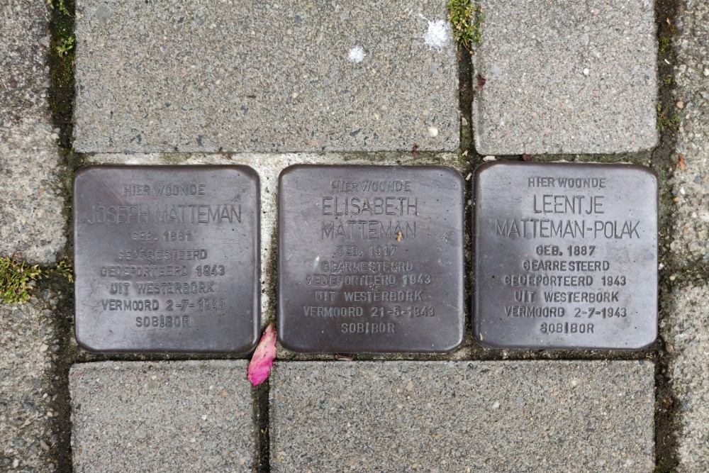 Stolpersteine Saffierstraat 97/1