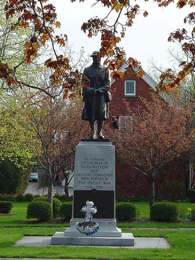 Oorlogsmonument Burlington #1