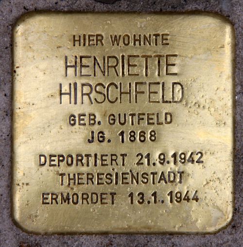 Stolperstein Dahlmannstrae 5 #1