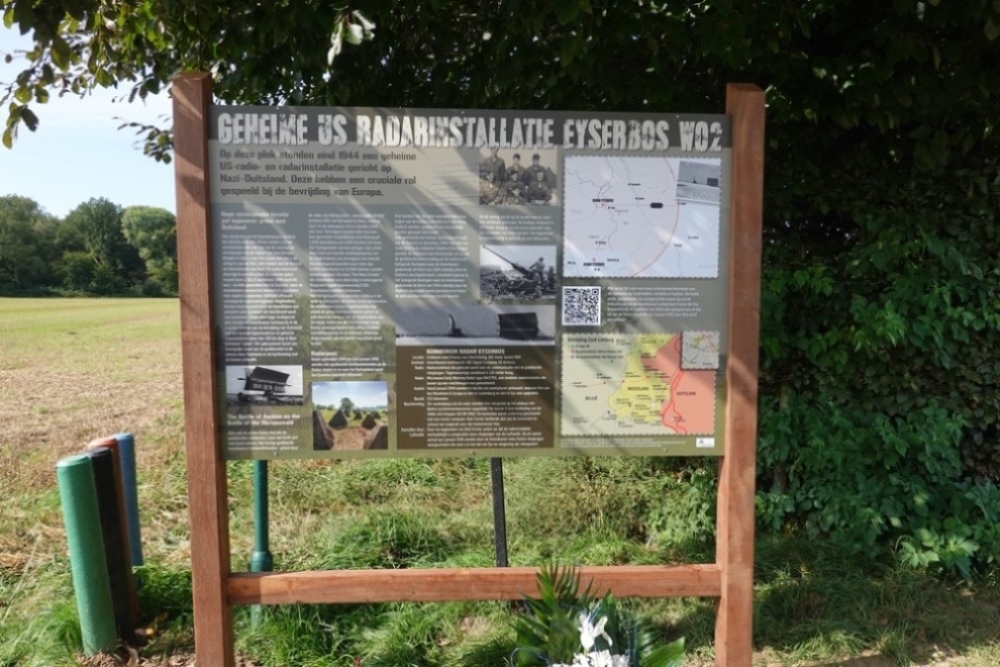 Information Sign US Radar-installation Eyserbos