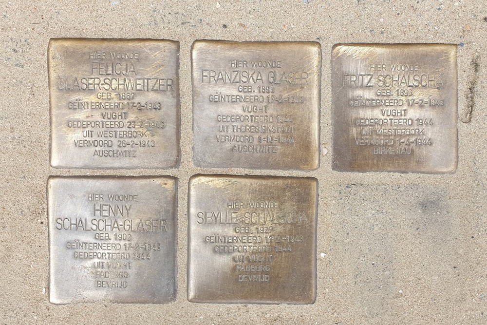 Stolpersteine Laan der Hesperiden 8 (was Stadionplein 8)