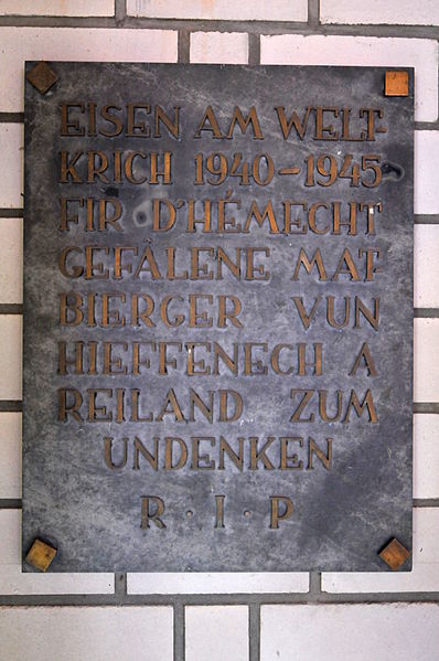 Memorial Heffingen #1