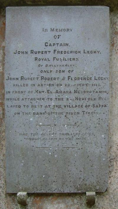 Gedenkteken John Rupert Frederick Leckie #1