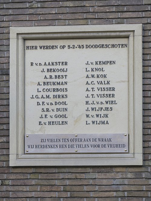 War Memorial Executions 05-02-1945 Amersfoort #2