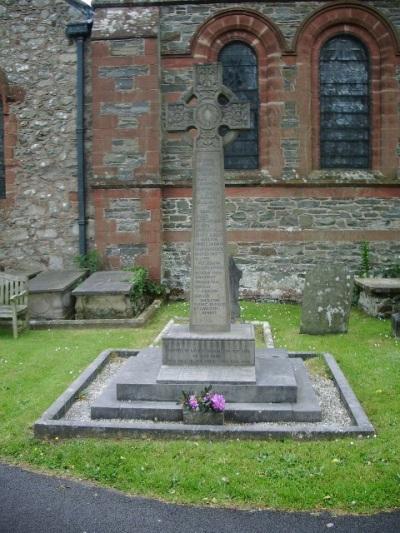 Oorlogsmonument Broughton-in-Furness #1