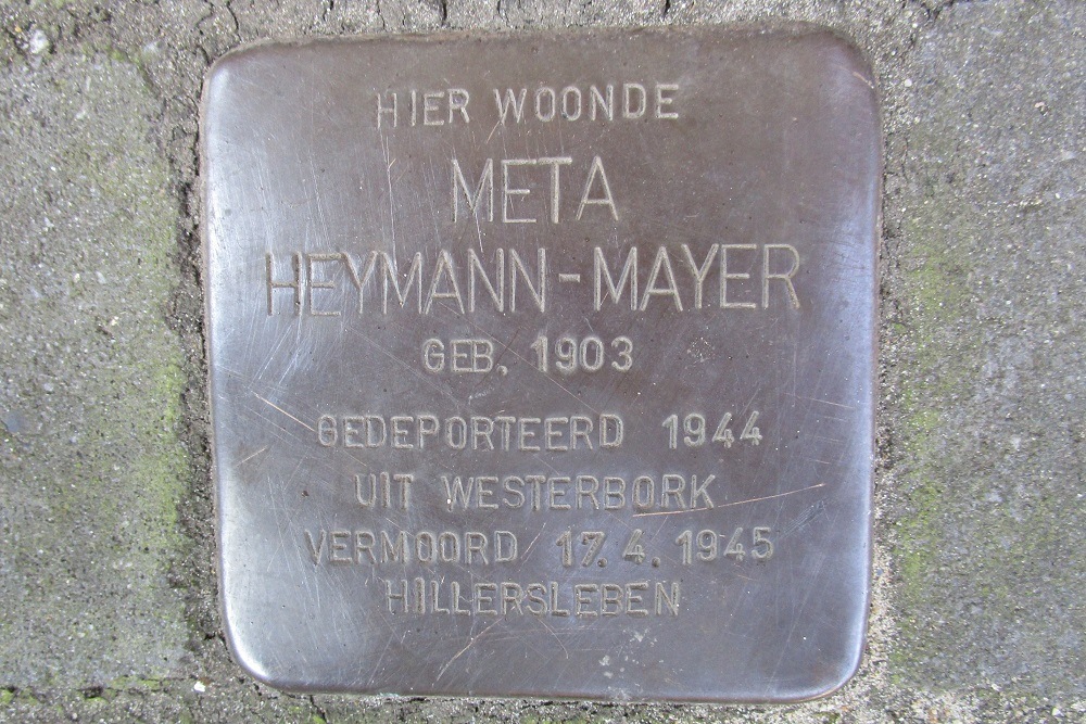 Stolpersteine Andreas Bonnstraat 32 #3