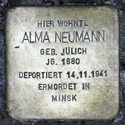 Stolpersteine Barbarossastraße 43 #5