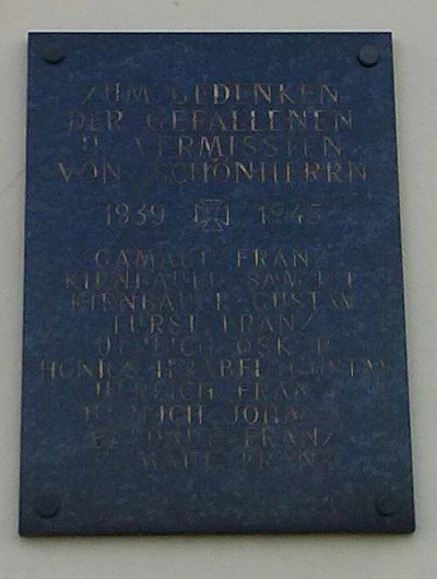 War Memorial Schönherrn #1