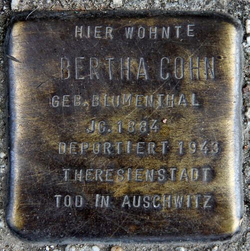 Stolpersteine Reichenberger Straße 120 #2