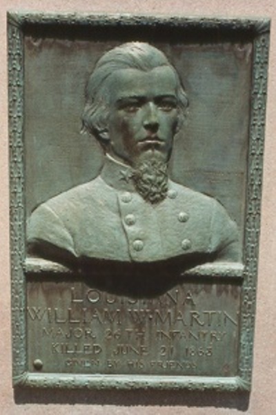 Gedenkteken Major William W. Martin (Confederates) #1
