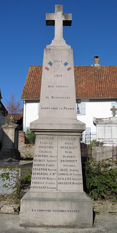 Monument Eerste Wereldoorlog Bernieulles