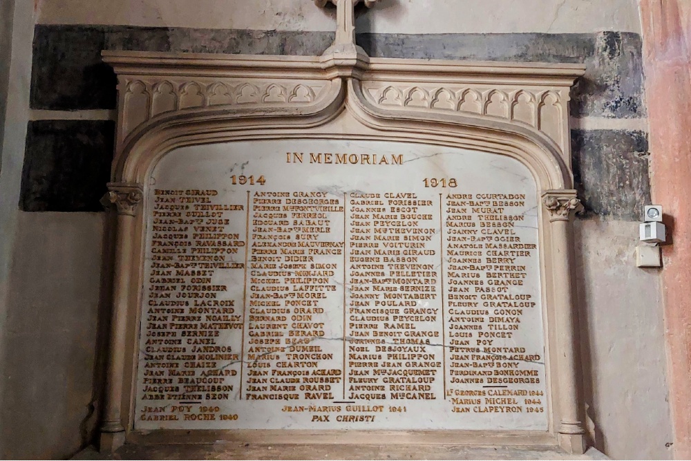 Oorlogsmonument Église Saint-Galmier #2