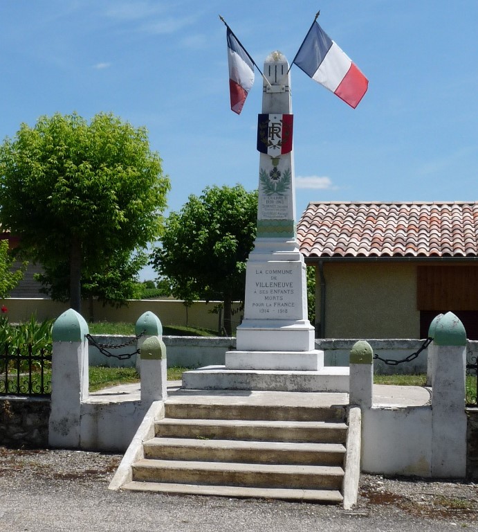 Oorlogsmonument Villeneuve-de-Duras