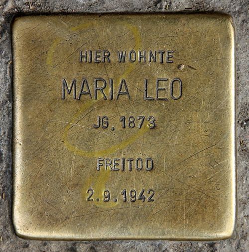 Stolpersteine Pallasstrae 12 #1