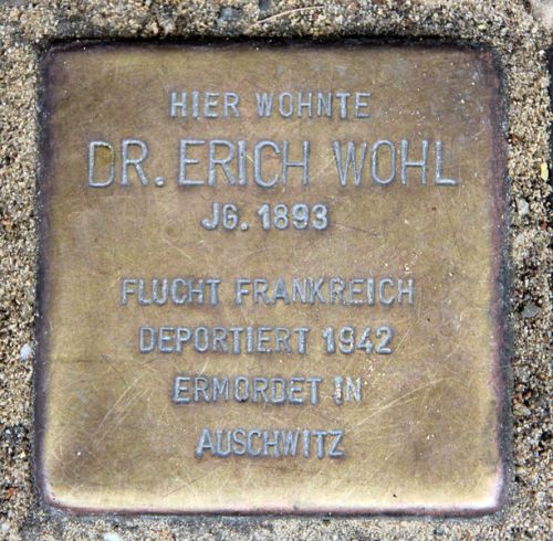 Stumbling Stones Tile-Wardenberg-Straße 26 #1