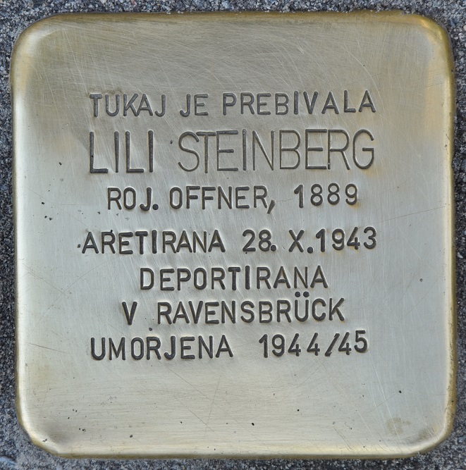 Stolpersteine Štefanova ul. 8 #4