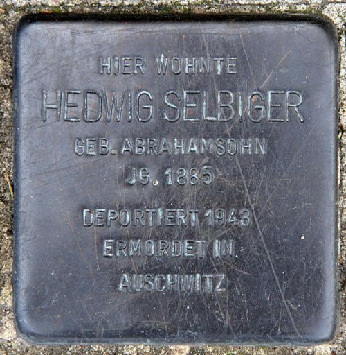 Stolpersteine Mendelssohnstraße 5 #2