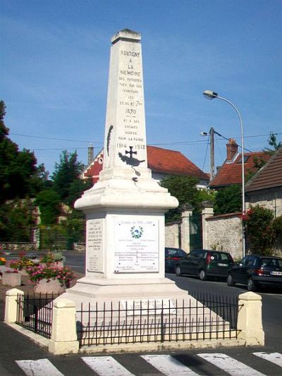 Oorlogsmonument Rantigny