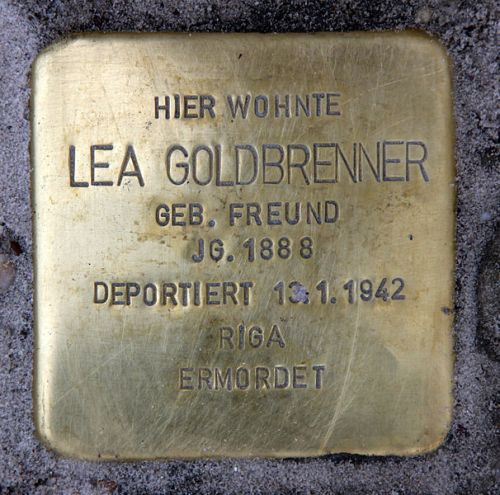 Stolpersteine Invalidenstraße 2 #2