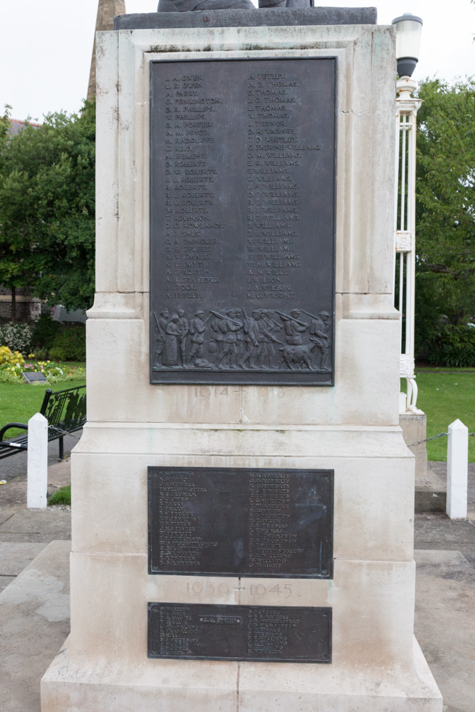 Oorlogsmonument Colwyn Bay #3