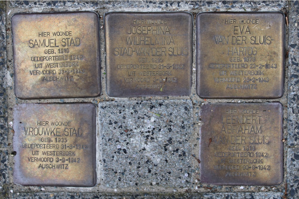 Stolpersteine Jacob Catsstraat 13