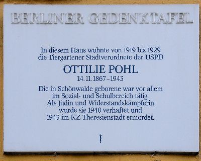 Memorial Ottilie Pohl #1