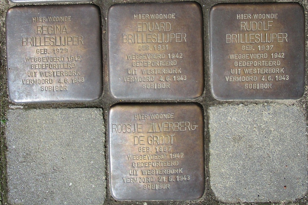 Stolpersteine Lagendijk, naast de ingang van Tate & Lyle. #3