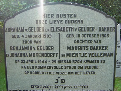 Dutch (Jewish an General) War Graves Hattem #3