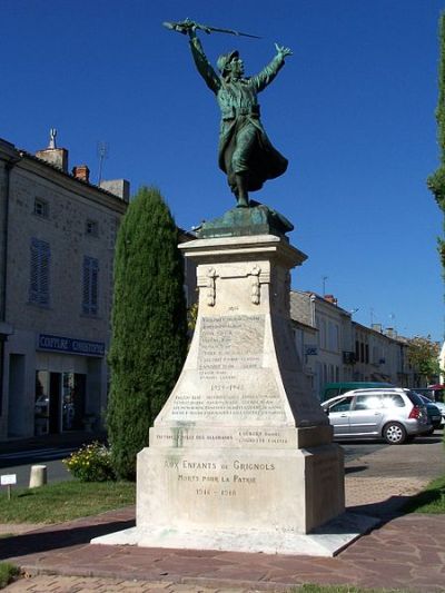 Oorlogsmonument Grignols #1