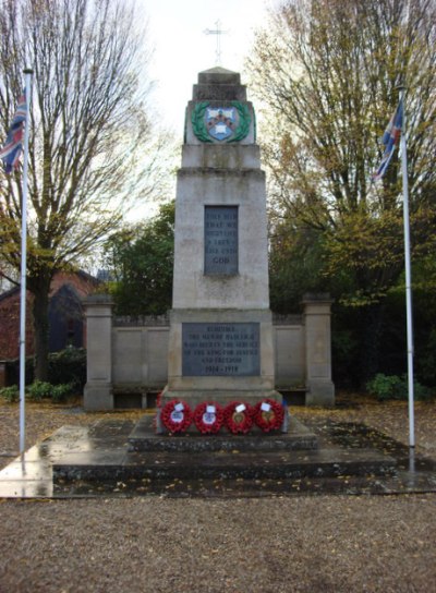 War Memorial Hadleigh