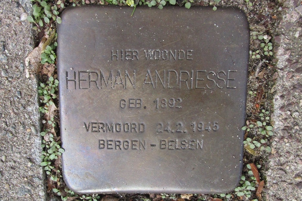 Stolperstein Van Speijkstraat 12