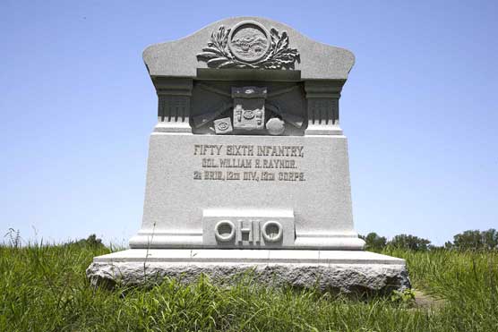 56th Ohio Infantry (Union) Monument #1