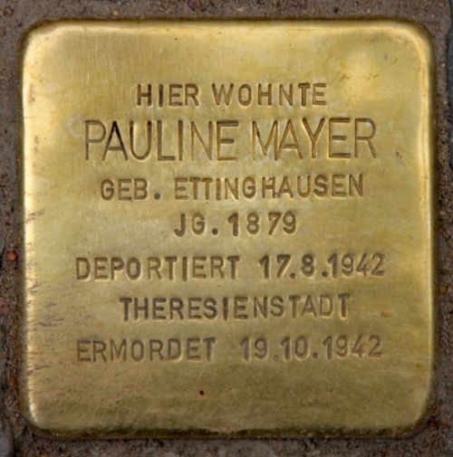 Stolpersteine Prinzregentenstraße 6 #4