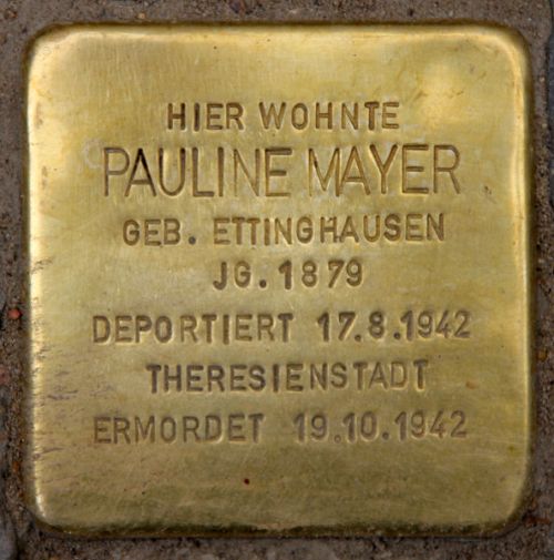 Stolpersteine Prinzregentenstrae 6 #4