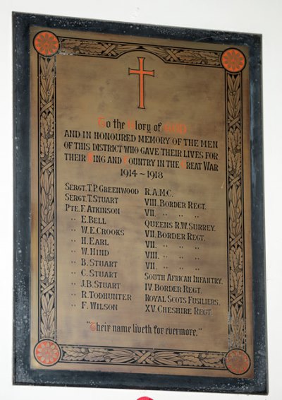 Monument Eerste Wereldoorlog St. Mary Church