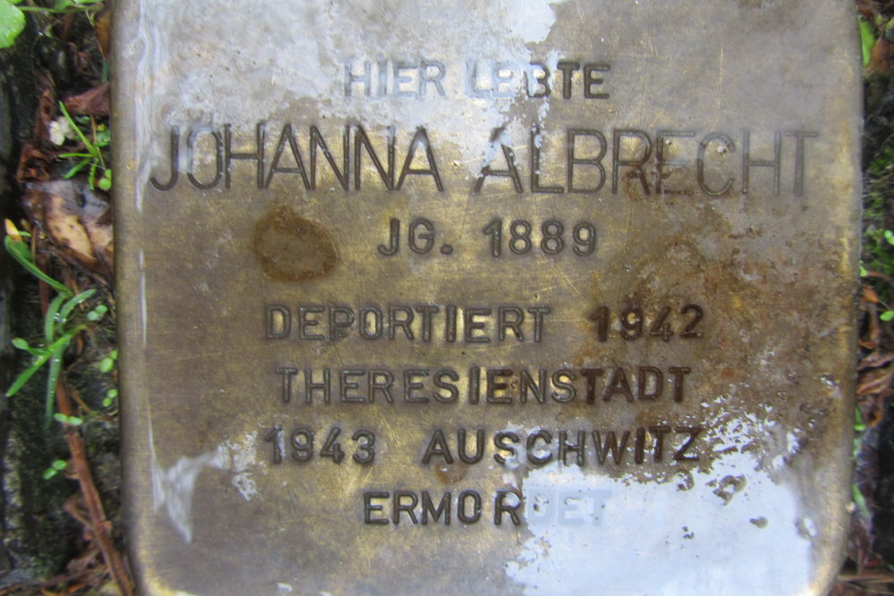 Stolpersteine Sankt-Apern-Strae 29-31 #5