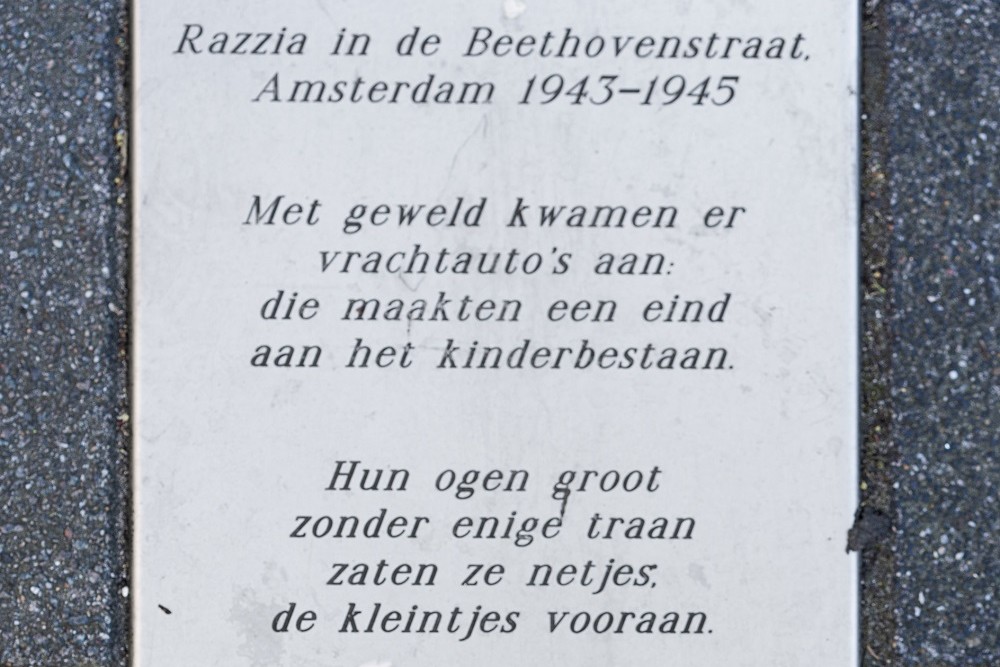 Memorial Razzia Beethovenstraat #3