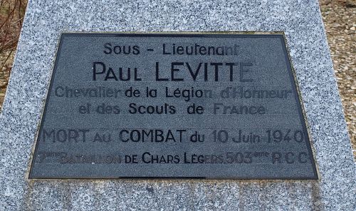 Monument Luitenant Paul Levitte #2